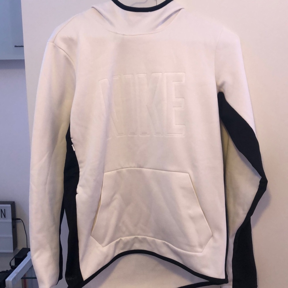 White nike hoodie